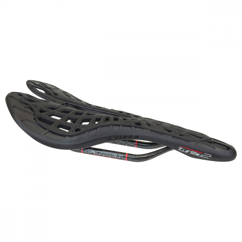 Selle TIOGA - Spyder Twin Tail 2 Carbone HTS Opaque