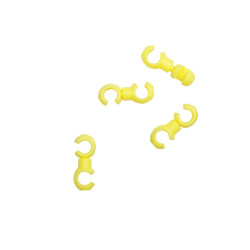 Clips attache gaine SB3 - Kit de 4 jaunes