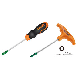Combo Clés à rayons 3,2mm tête carré 12B5
