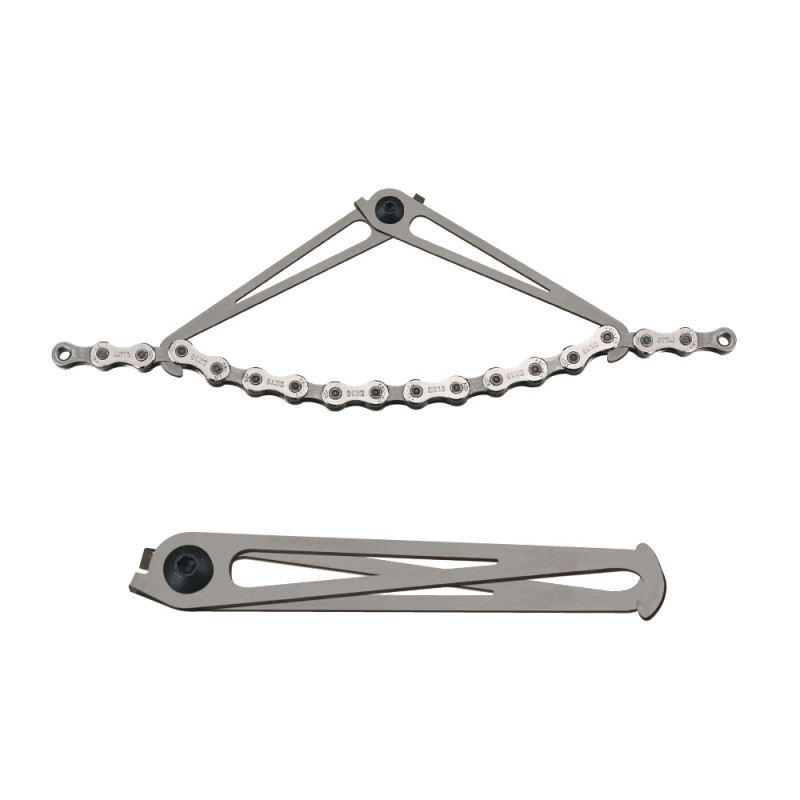 Foldable chain hook.