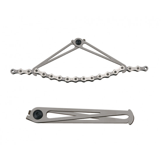 Foldable chain hook.