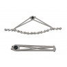 Foldable chain hook.