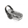 Chain scrubber with rubber band.  Color Box. C115