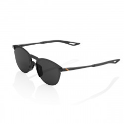 Solaire 100% - Legere Round - Polished Black / Smoke lens