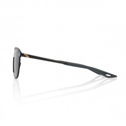 Lunettes solaires B2 Lite Round Polished Black Smoke lens