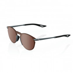 Solaire 100% - Legere Round - Soft Tact Cool Grey / HiPER Crimson Mirror Lens