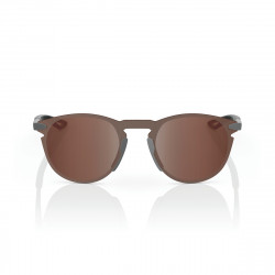 Solaire 100% - Legere Round - Soft Tact Cool Grey / HiPER Crimson Mirror Lens