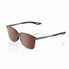 Solaire 100% - Legere Square - Soft Tact Cool Grey / HiPER Crimson Mirror