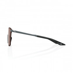 Solaire 100% - Legere Square - Soft Tact Cool Grey / HiPER Crimson Mirror