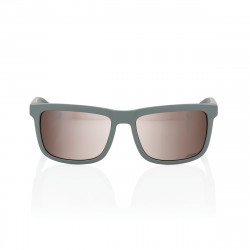 Solaire 100% - Blake - Soft Tact Cool Grey / HiPER Crimson Silver Mirror
