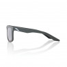 Solaire 100% - Blake - Soft Tact Cool Grey / HiPER Crimson Silver Mirror