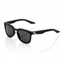 Solaire 100% - Hudson - Soft Tact Black / Smoke lens