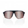 Solaire 100% - Norvik - Soft Tact Crystal Black / HiPER Crimson Silver Mirror