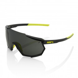 Solaire 100% - Racetrap - Gloss Black / Smoke lens