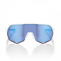 Solaire 100% - S2 - Matte White / HiPER Blue Multilayer Mirror