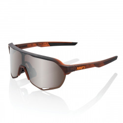 Solaire 100% - S2 - Matte Translucent Brown Fade / HiPER Silver Mirror