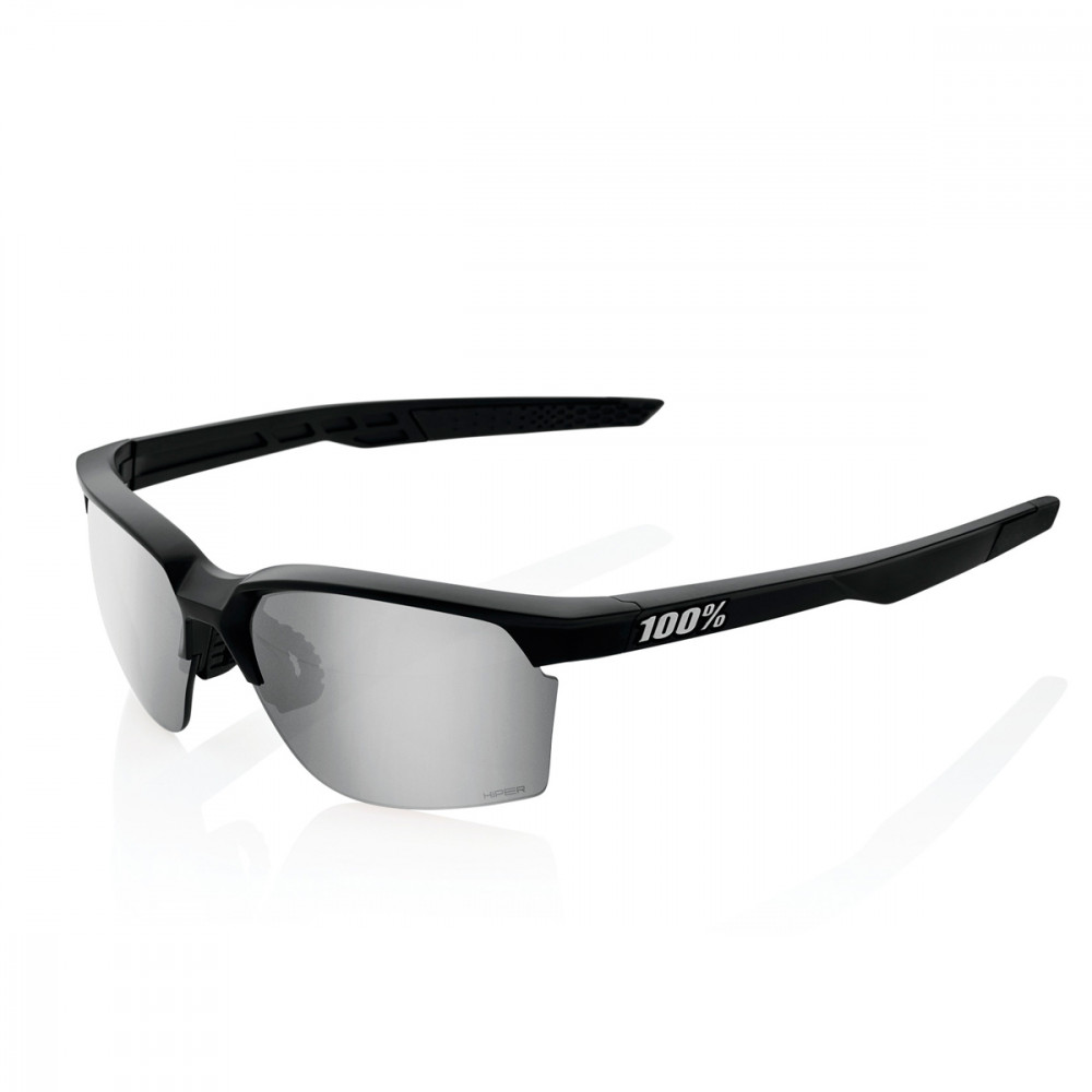 Solaire 100% - Sportcoupe - Matte Black / HiPER Silver Mirror