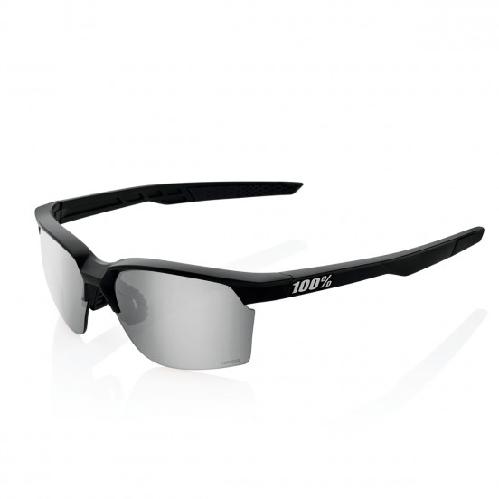 Solaire 100% - Sportcoupe - Matte Black / HiPER Silver Mirror