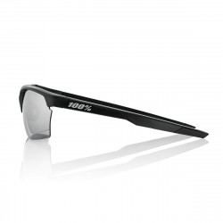 Solaire 100% - Sportcoupe - Matte Black / HiPER Silver Mirror