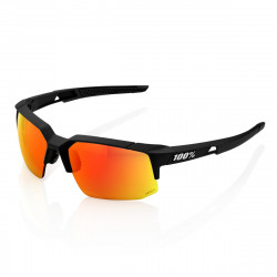 Solaire 100% - Speedcoupe - Soft Tact Black / HiPER Red Multilayer Mirror
