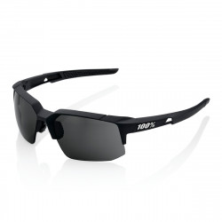 Solaire 100% - Speedcoupe - Soft Tact Black / Smoke lens