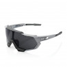 Solaire 100% - Speedtrap - Soft Tact Stone Grey / Smoke lens