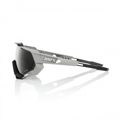 Solaire 100% - Speedtrap - Soft Tact Stone Grey / Smoke lens