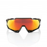 Solaire 100% - Speedtrap - Soft Tact Black / HiPER Red Multilayer Mirror