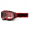 Masque 100% - Racecraft 2 - Red - Clear Lens