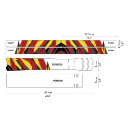 Sticker de cadre Country Germany Flag (SUR COMMANDE)