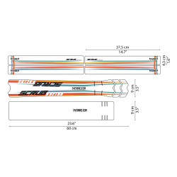 Sticker de cadre Scrub Racing (SUR COMMANDE)