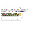 Sticker de cadre Warhawk P40 Boca (SUR COMMANDE)