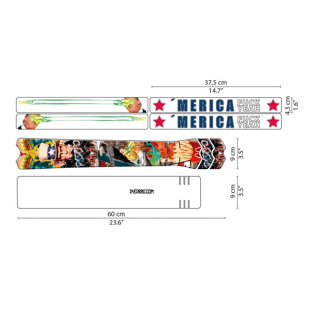 Sticker de cadre Merica F. Yeah (SUR COMMANDE)