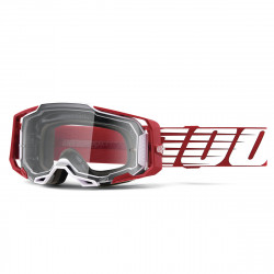 ARMEGA Oversized Deep Red Clear Lens