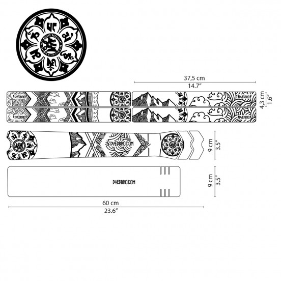 Sticker de cadre Mandala