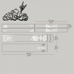 Sticker VTT DYEDBRO - Ride or Die