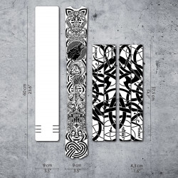 Sticker VTT DYEDBRO - Viking Black