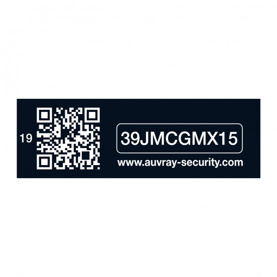Sticker de marquage antivol ICA BIKE