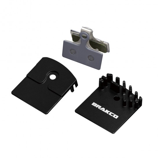 Plaquettes de frein BRAKCO - Ventilées Sintered SHIMANO 2P XTR/XT/DEORE/ULTEGRA
