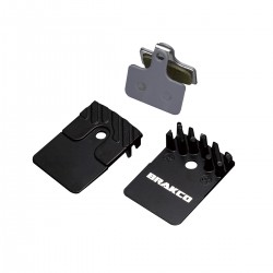Plaquettes de frein BRAKCO - Ventilées Sintered SHIMANO 2P FLAT MOUNT/105/GRX/ULTEGRA