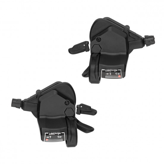 Paire de manettes MICROSHIFT - Mezzo Thumb Tap 3 x 7V