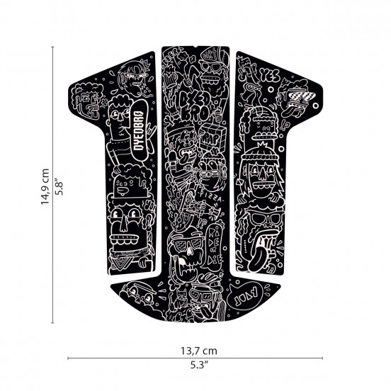 Sticker Garde-boue VTT DYEDBRO - Juay
