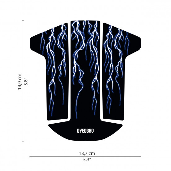 Sticker Garde-boue VTT DYEDBRO - Lightning