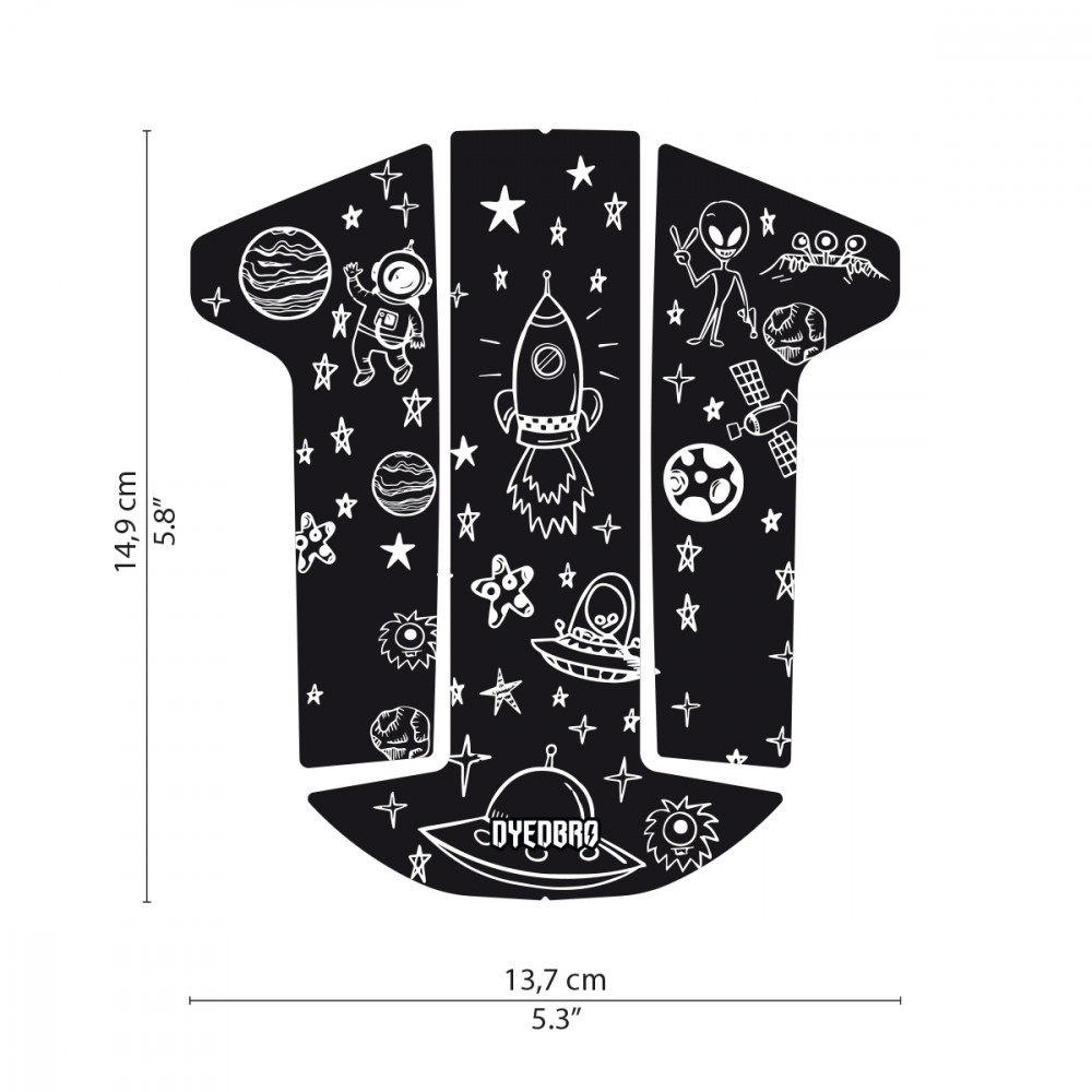 Sticker Garde-boue VTT DYEDBRO - Space Trip