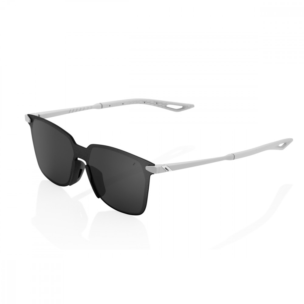 Solaire 100% - Legere Square - Ultra carbone Soft Tact Stone Grey / Black mirror