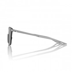 Solaire 100% - Legere Square - Ultra carbone Soft Tact Stone Grey / Black mirror
